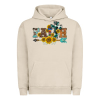 Pigment French Oak western faith arrow sunflowers Urban Hoodie - BarkalooDesign