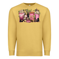 Antique Gold let's go girls coffee cups Premium Sweatshirt - Zillion Design Studio