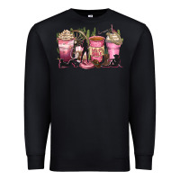 Black let's go girls coffee cups Premium Sweatshirt - Zillion Design Studio