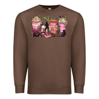 Chestnut let's go girls coffee cups Premium Sweatshirt - Zillion Design Studio