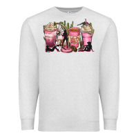 Oatmeal Heather let's go girls coffee cups Premium Sweatshirt - Zillion Design Studio