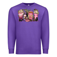 Purple let's go girls coffee cups Premium Sweatshirt - Zillion Design Studio