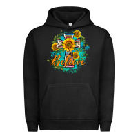 Western Belive Sunflowers Cross Urban Hoodie | Teevron