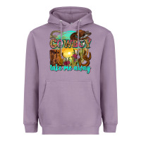 Lavender cowboy take me away Heavyweight Hoodie - Zillion Design Studio