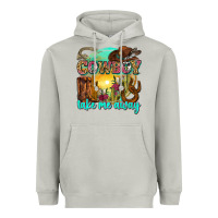 Moon Dust cowboy take me away Heavyweight Hoodie - Zillion Design Studio