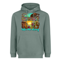Sage cowboy take me away Heavyweight Hoodie - Zillion Design Studio