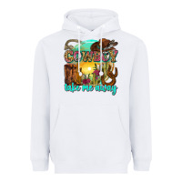 White cowboy take me away Heavyweight Hoodie - Zillion Design Studio