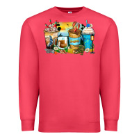 Cardinal louisiana coffee cups Premium Sweatshirt - Zillion Design Studio