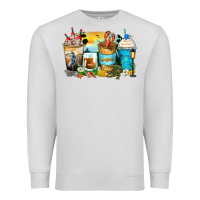 Dove Grey louisiana coffee cups Premium Sweatshirt - Zillion Design Studio