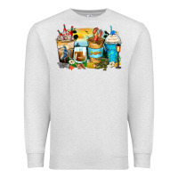 Oatmeal Heather louisiana coffee cups Premium Sweatshirt - Zillion Design Studio