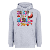 Heather Grey oh sip its a girls Heavyweight Hoodie - texasbilliewilder