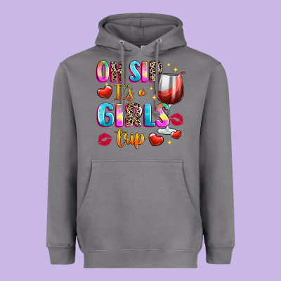 Oh Sip Its A Girls Heavyweight Hoodie Designed By Texasbilliewilder