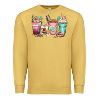 Antique Gold mom coffee cups Premium Sweatshirt - Zillion Design Studio