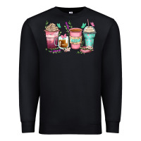 Black mom coffee cups Premium Sweatshirt - Zillion Design Studio