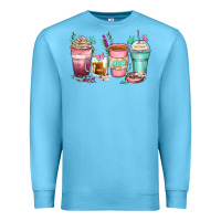 Ocean Blue mom coffee cups Premium Sweatshirt - Zillion Design Studio