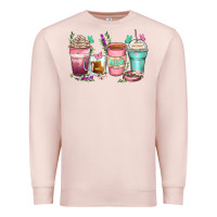 Pale Pink mom coffee cups Premium Sweatshirt - Zillion Design Studio