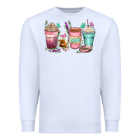 White mom coffee cups Premium Sweatshirt - Zillion Design Studio