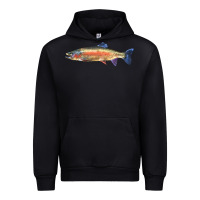 Foreset Green Rainbow Trout Urban Hoodie - LillyAllenDesigns