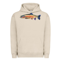 Pigment French Oak Rainbow Trout Urban Hoodie - LillyAllenDesigns