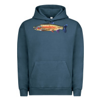 Pigment Midnight Navy Rainbow Trout Urban Hoodie - LillyAllenDesigns