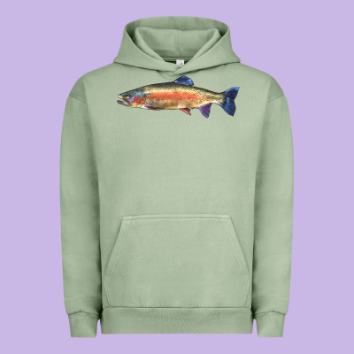 Rainbow Trout Urban Hoodie Designed By Lillyallendesigns