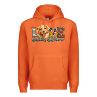 Carrot love golden retriever Premium Hoodie - Artiststas