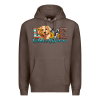 Coffee love golden retriever Premium Hoodie - Artiststas