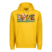 Lemon love golden retriever Premium Hoodie - Artiststas