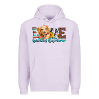 Lilac love golden retriever Premium Hoodie - Artiststas