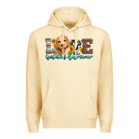 Pina Colada love golden retriever Premium Hoodie - Artiststas