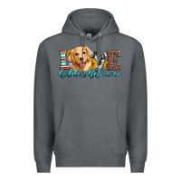 Rock love golden retriever Premium Hoodie - Artiststas