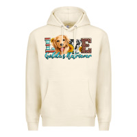 Tofu love golden retriever Premium Hoodie - Artiststas