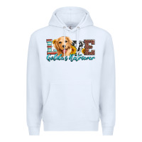 White love golden retriever Premium Hoodie - Artiststas