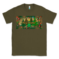 Army Green merry christmas license plate Classic Tee - BundleAndBundleShop