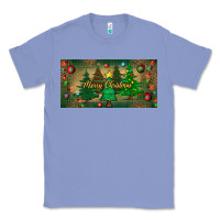Colony Blue merry christmas license plate Classic Tee - BundleAndBundleShop