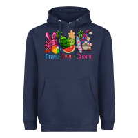 Peace Love Gnome Summer Heavyweight Hoodie | Teevron