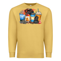 Monster Truck Coffee Cups Premium Sweatshirt | Teevron
