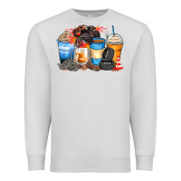 Dove Grey monster truck coffee cups Premium Sweatshirt - Zillion Design Studio