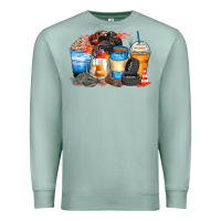 Seafoam monster truck coffee cups Premium Sweatshirt - Zillion Design Studio