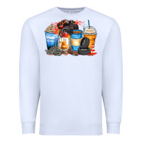 White monster truck coffee cups Premium Sweatshirt - Zillion Design Studio
