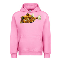 Fuchsia Pink humpback turretfish Urban Hoodie - LillyAllenDesigns