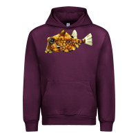 Mauve Wine humpback turretfish Urban Hoodie - LillyAllenDesigns