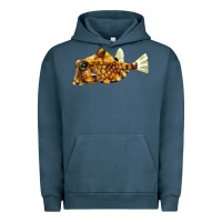 Pigment Midnight Navy humpback turretfish Urban Hoodie - LillyAllenDesigns