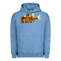 Pigment Pebble Blue humpback turretfish Urban Hoodie - LillyAllenDesigns