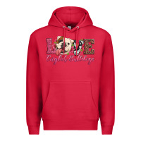 Cardinal love english bulldogs Premium Hoodie - Artiststas