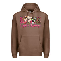 Chestnut love english bulldogs Premium Hoodie - Artiststas