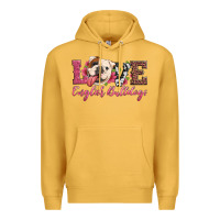 Mustard love english bulldogs Premium Hoodie - Artiststas
