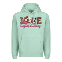 Seafoam love english bulldogs Premium Hoodie - Artiststas