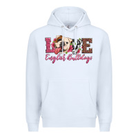 White love english bulldogs Premium Hoodie - Artiststas