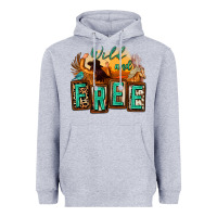 Heather Grey wild and free cowgirl horse desert Heavyweight Hoodie - Zillion Design Studio
